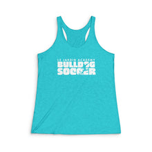 Load image into Gallery viewer, Bulldog Soccer Women's Tri-Blend Racerback Tank