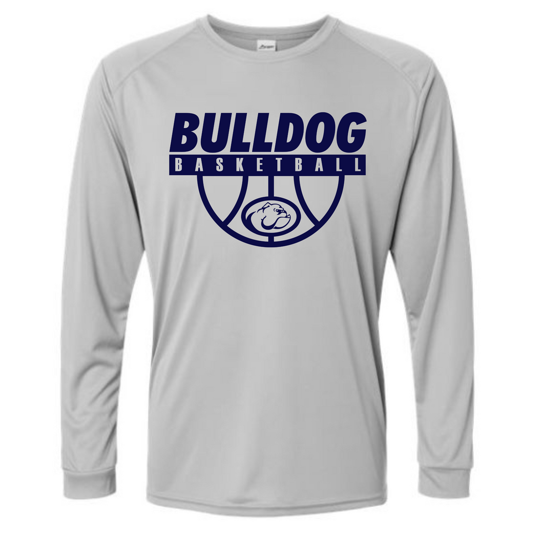 Bulldog Basketball Long Sleeve Dri Fit