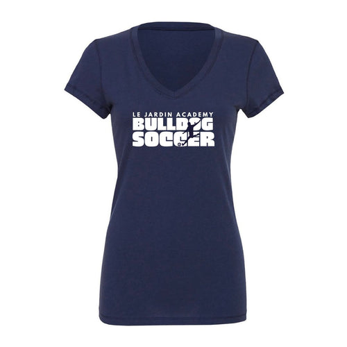 Bulldog Basketball Women's Cut V-Neck [Pre-Season Bulk Order]
