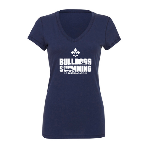 Bulldog Swim Women's Cut V-Neck [Pre-Season Bulk Order]