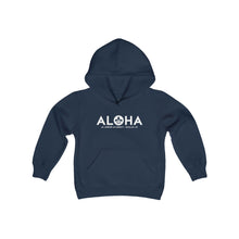 Load image into Gallery viewer, Youth ALOHA Heavy Blend Hooded Sweatshirt